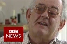 Centre for sight patient Norman on BBC news